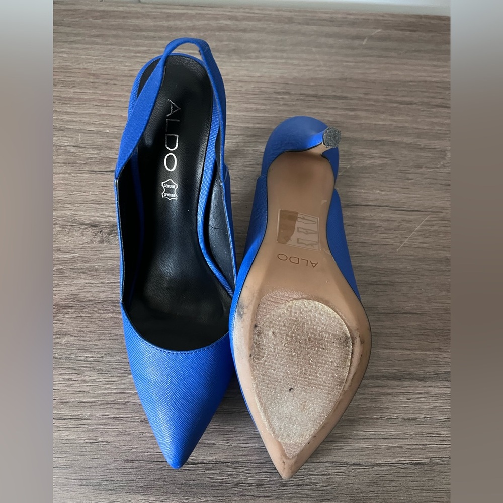 Aldo Toviel Cobalt Blue Slingback Pump – Women’s Size 7 - Picture 8 of 8